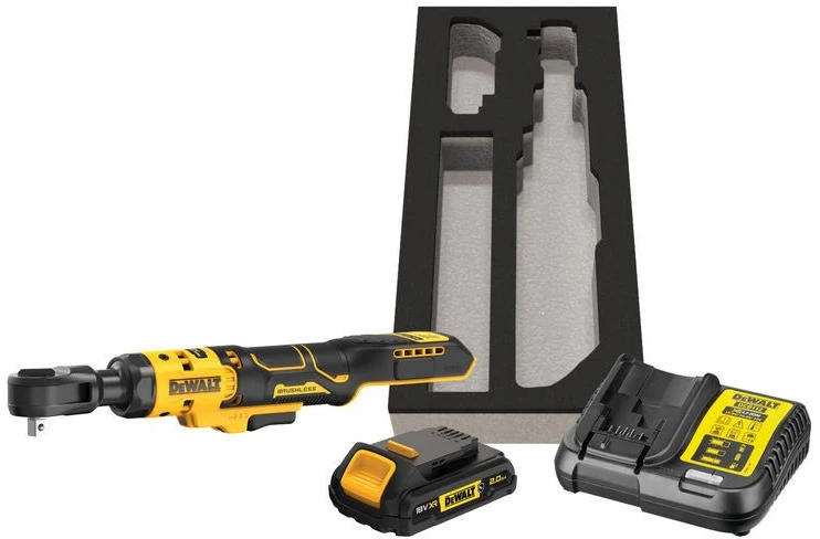 DEWALT.terkšlė 18V 3/8" 1x2,0Ah Z WYTŁOCZKĄ DO WÓZKA DCF513D1G