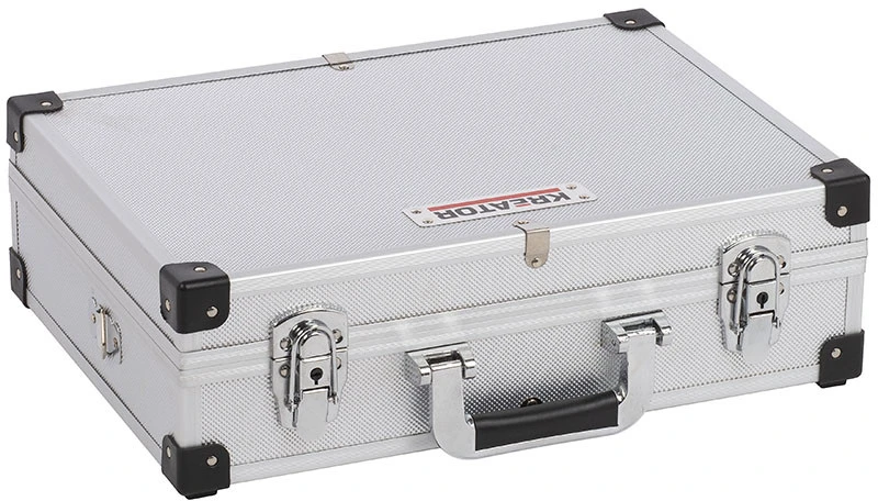 Kreator KRT640101S - Aliuminio case 420x300x125mm sidabrinis
