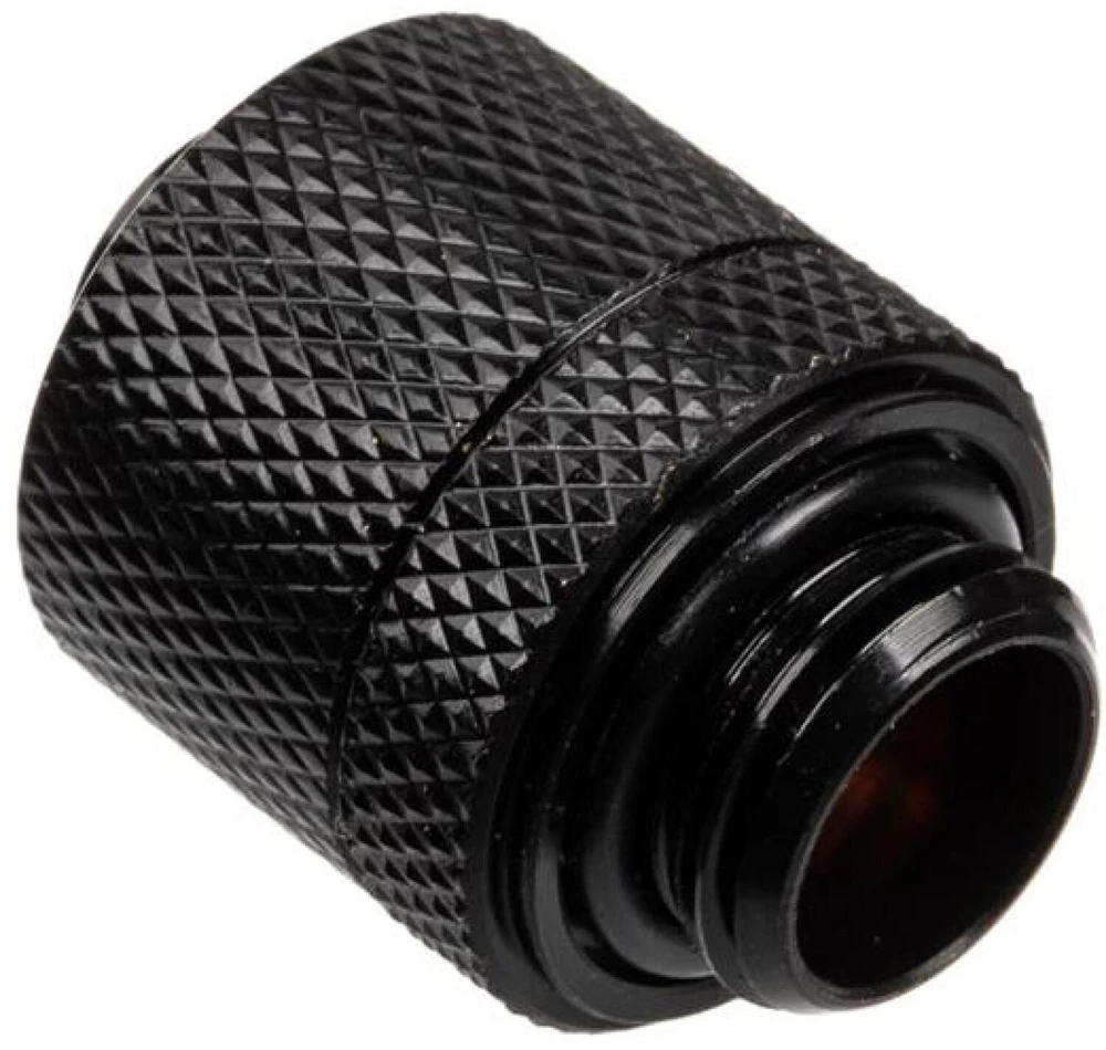 „Alphacool HF“ tiesus jungtis G1/4 colio AG į 13/10 mm - juodas