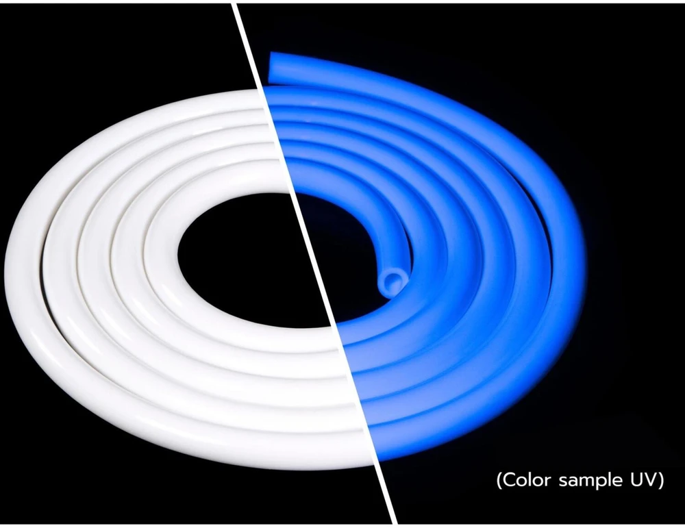 Alphacool 17531 - Baltas - Tube - Polyvinyl chloride (PVC) - 80° - 1.6 cm - 3 m