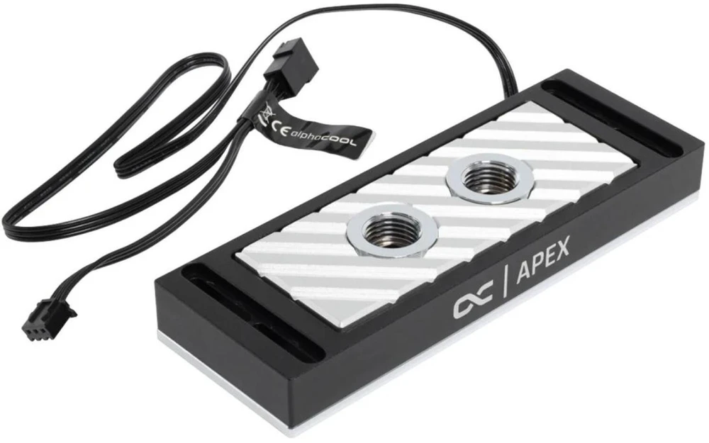 Alphacool Apex RAM X4 Vanduo Cooler - sidabrinis