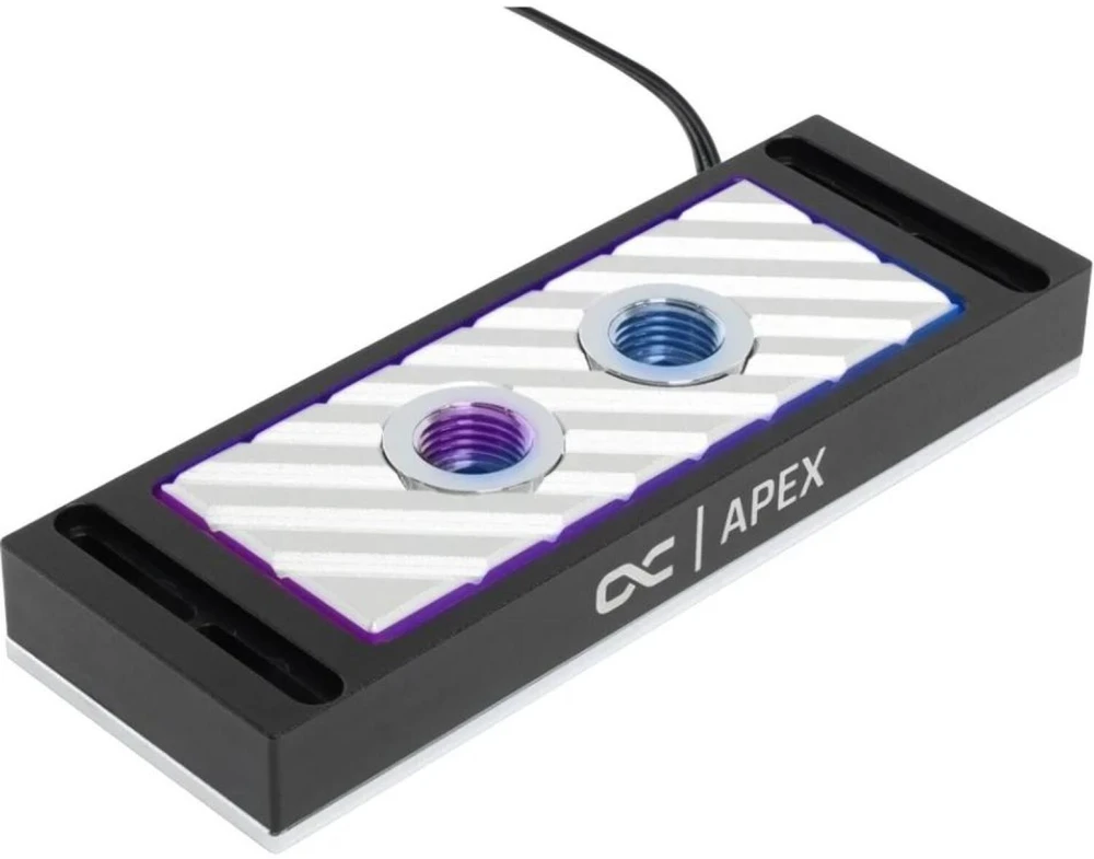 Alphacool Apex RAM X4 Vanduo Cooler - sidabrinis