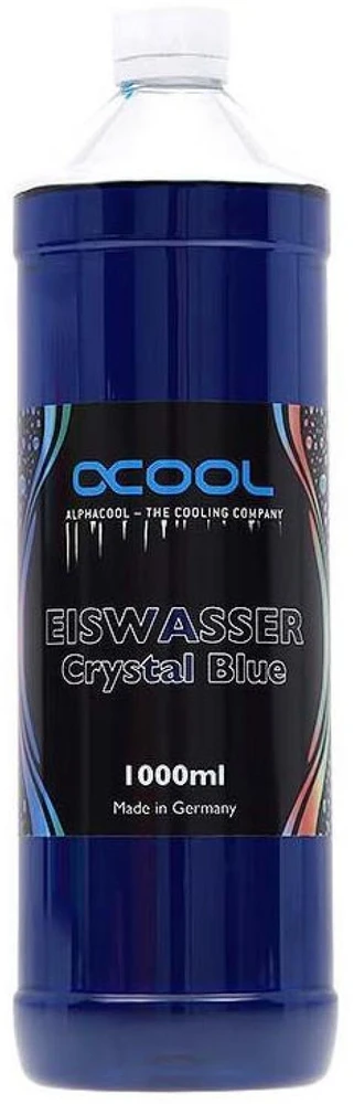 Alphacool Ice Vanduo Crystal Mėlyna, 1000ml Ready Mix – mėlynas