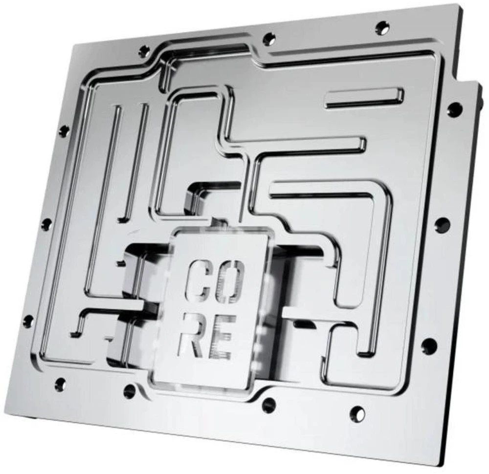 Alphacool Core RX 9070 Raudona Devil GPU blok wodny, ARGB, su płytką tylną - akryl