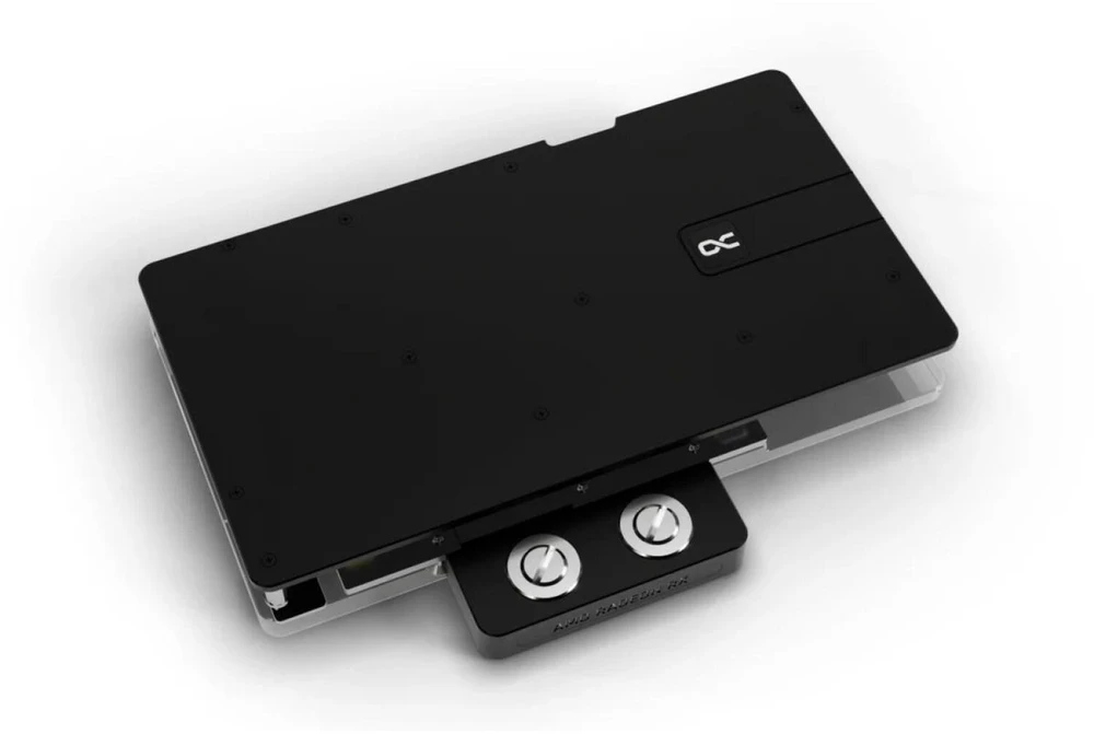 Alphacool Core RX 9070 Raudona Devil GPU blok wodny, ARGB, su płytką tylną - akryl
