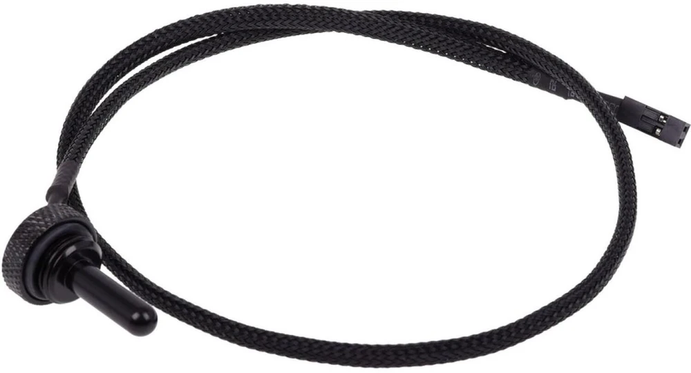 Alphacool Eiszapfen temperatūros jutiklis G1/4 colių – Juodas