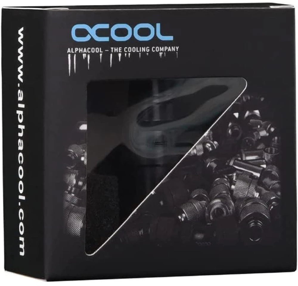 Alphacool Alphacool icicle quick release coupling G1/4 IG - Deep Juodas (juodas (matt))