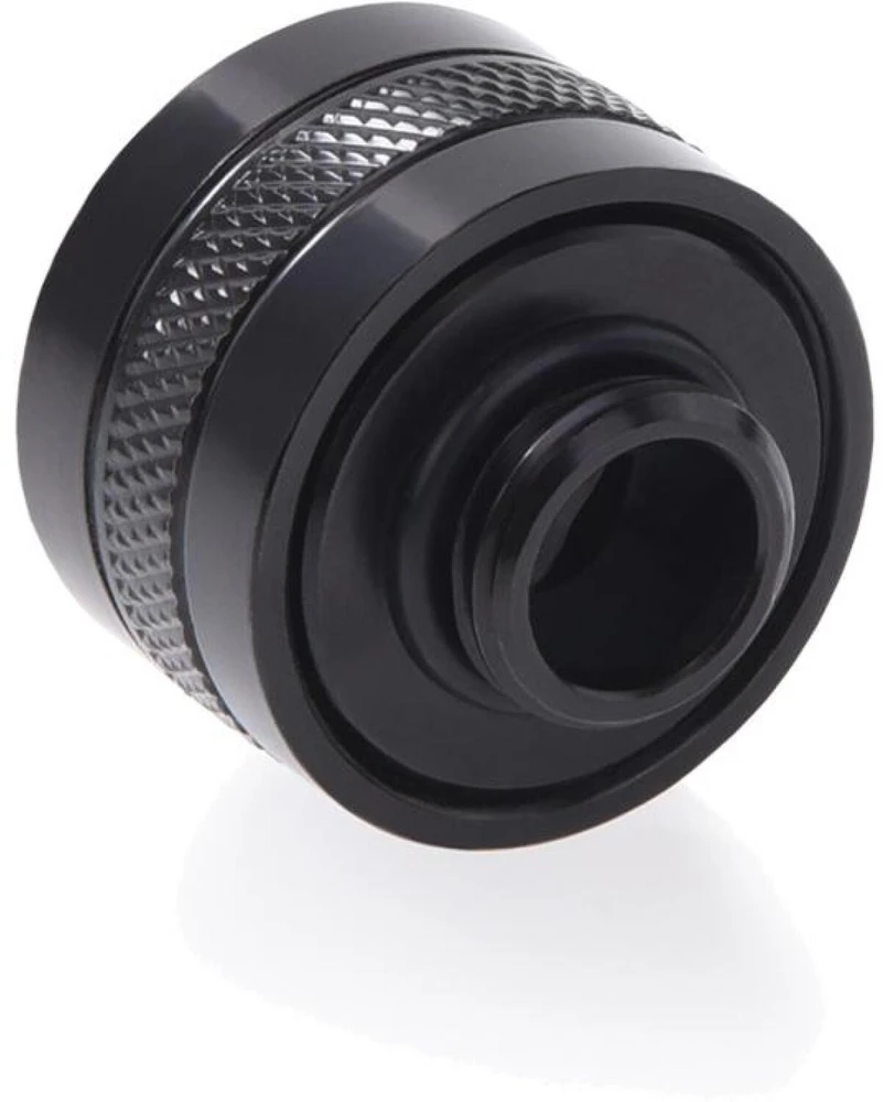 Alphacool Eiszapfen Pro jungtis 16 mm kietas vamzdelis G1/4, 6 vnt. pakuotėje – juodas