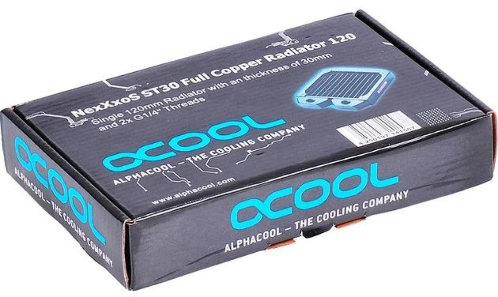 Alphacool NexXxoS ST30 visiškai varinis 120 mm radiatorius