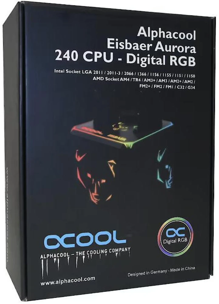 Vandens aušinimas Alphacool Eisbaer Aurora 240 (11728)
