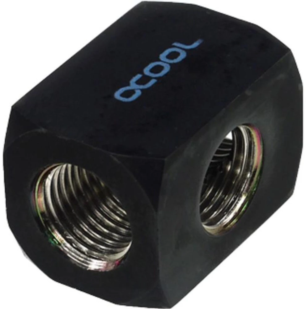 Alphacool HF Anschlussterminal TEE T-Stück Rund G1/4 (juodas)