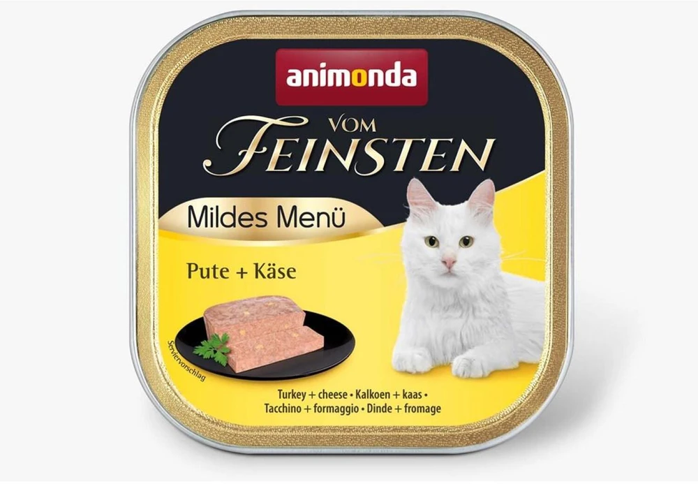 ANIMONDA Vom Feinsten Adult Mild Menu kalakutiena su sūriu - šlapias kačių ėdalas - 100 g