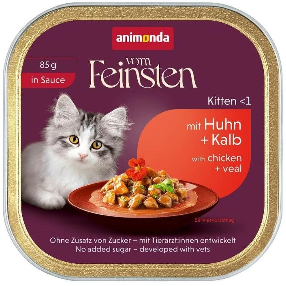 Animoda ANIMONDA VF Kitten in Sauce with vištiena + veal 85g