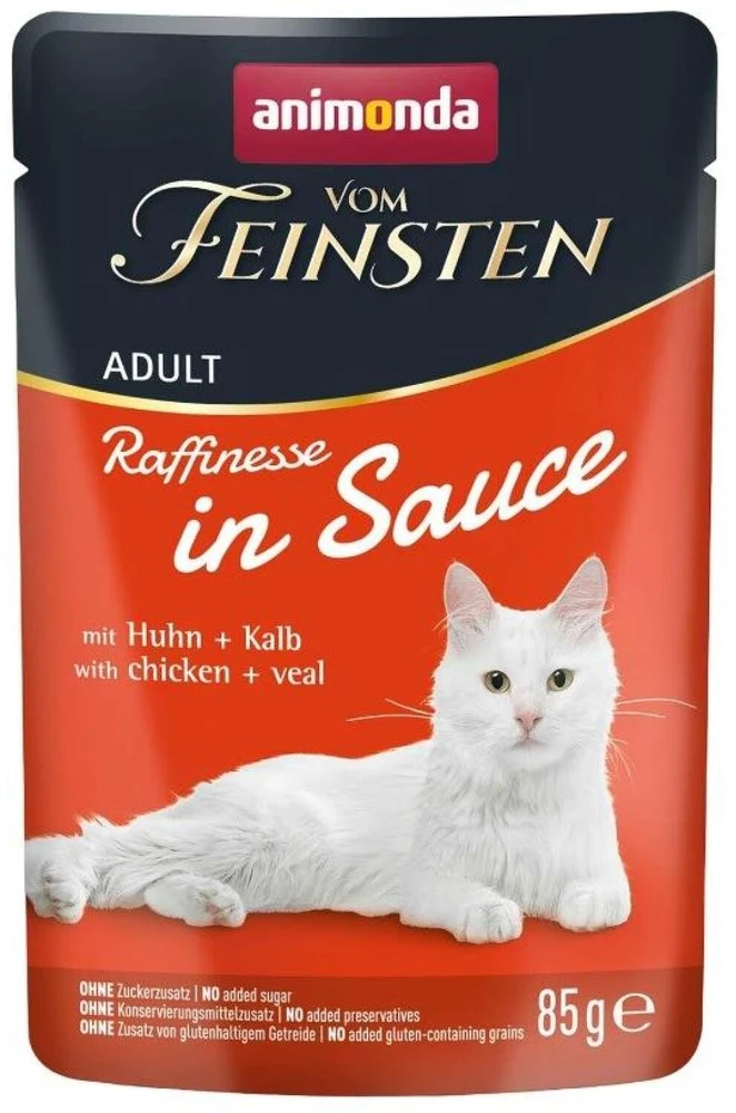 Maisto produktai - ANIMONDA Vom Feinsten vištiena su veršiena šlapias maistas 85g