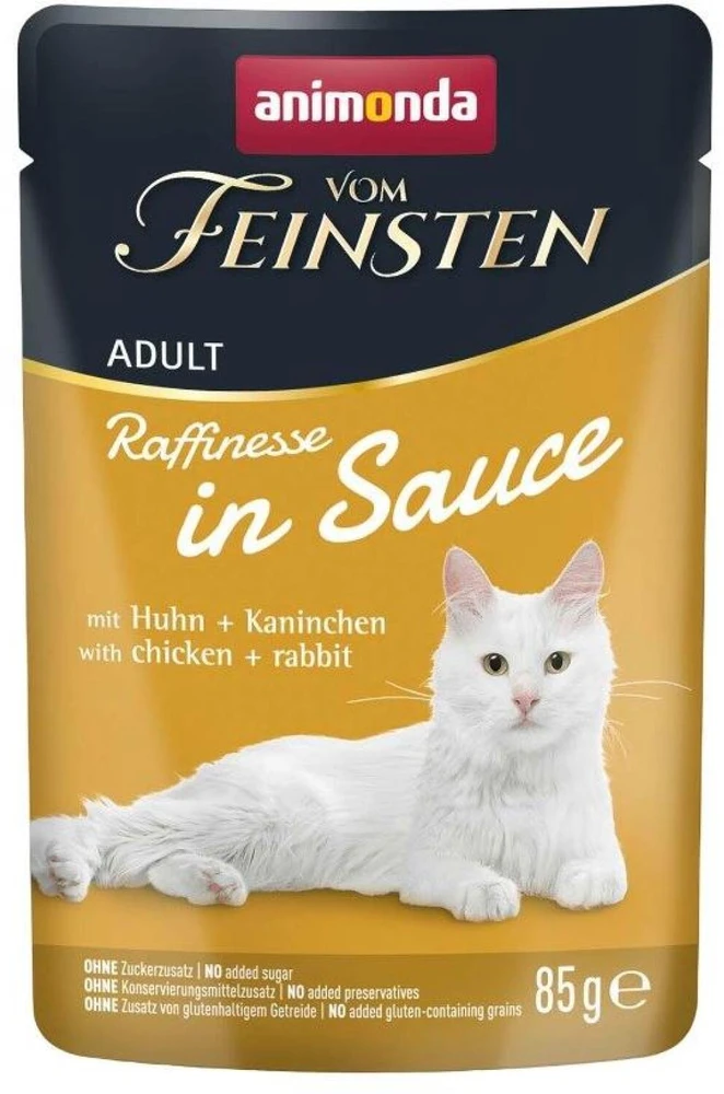 Maisto produktai - ANIMONDA Vom Feinsten Raffinesse vištiena su triušiu 85g