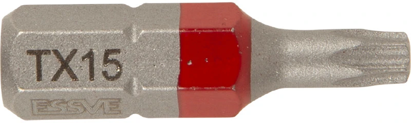 Essve Atsuktuvų antgaliai TX15 25 mm 3 vnt