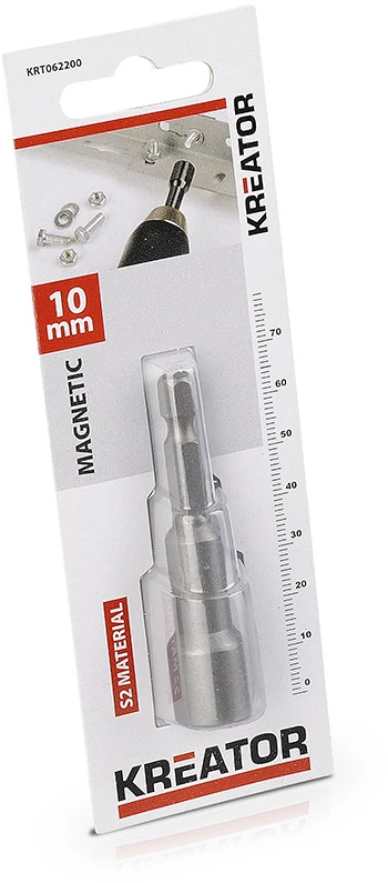 Antgalis veržlėms 10mm magnetinis KRT062200 KREATOR