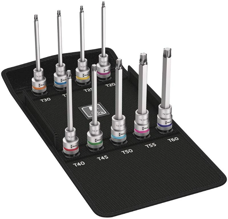 WERA 8767 C TORX HF 3 Zyklop antgalių rinkinys TORX w. palaikantis funkciją.