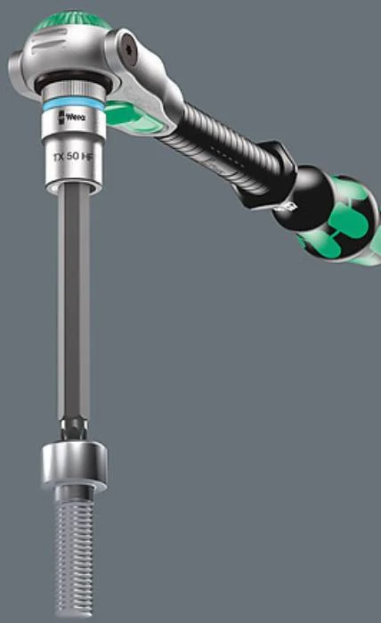 WERA 8767 C TORX HF 3 Zyklop antgalių rinkinys TORX w. palaikantis funkciją.