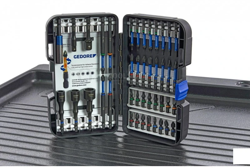 GEDEON Gedore Twist Bit Set 666-042 - 42 pieces