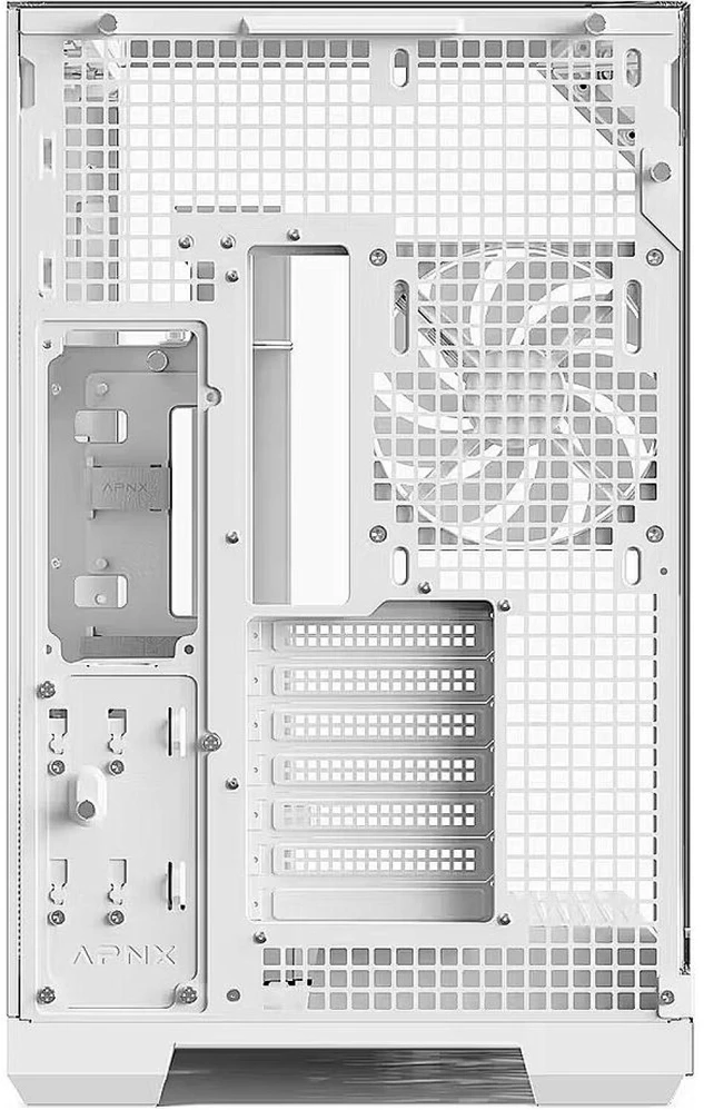 APNX V2 , Tower-case - baltas, Tempered Glass x 3