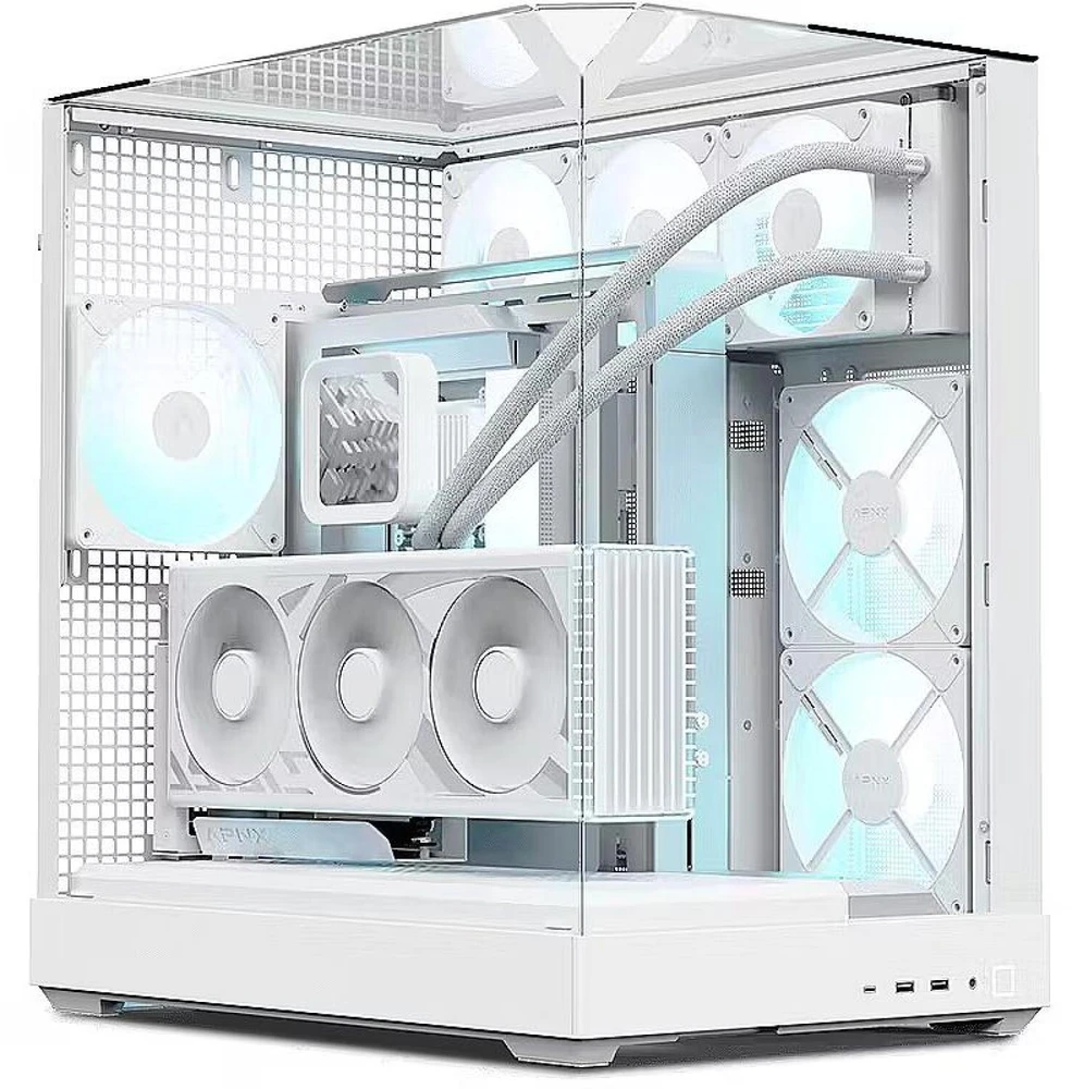 APNX V2 , Tower-case - baltas, Tempered Glass x 3