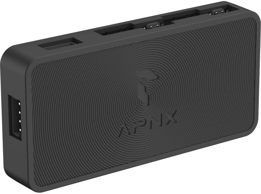 APNX FP1-R PWM ventiliatorius, atvirkštinės mentės, PWM, ARGB – 3 vienetų rinkinys, juodas