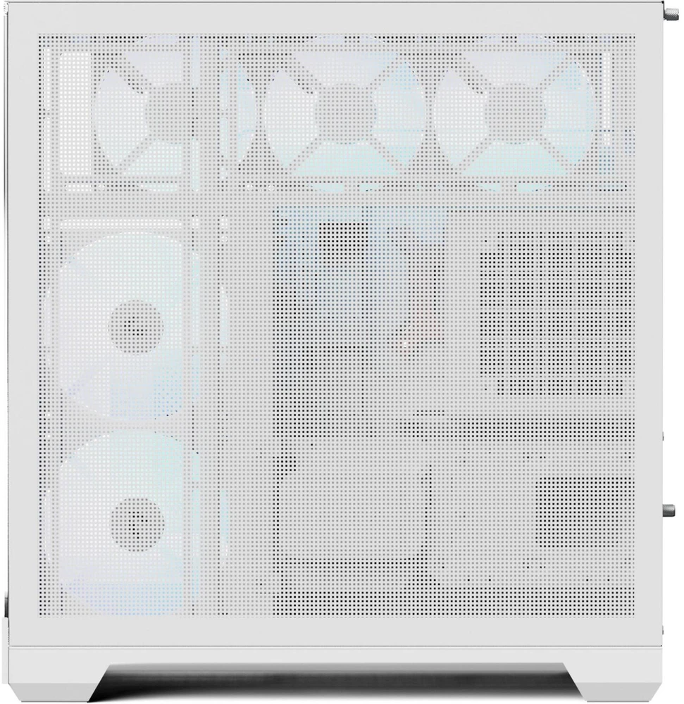 APNX V2-F-WT-v1, Tower-case - baltas, Tempered Glass x 3