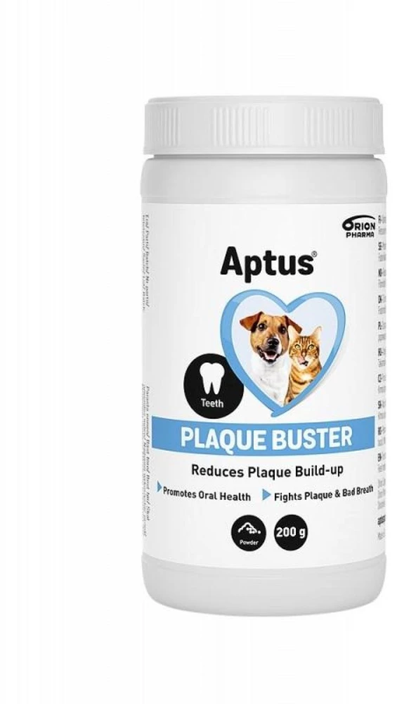 Aksesuarai - Aptus Plaque Buster maisto papildas šunims ir katėms 200g