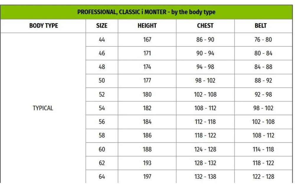 Artmaster Classic Stretch Slim 56 dydis
