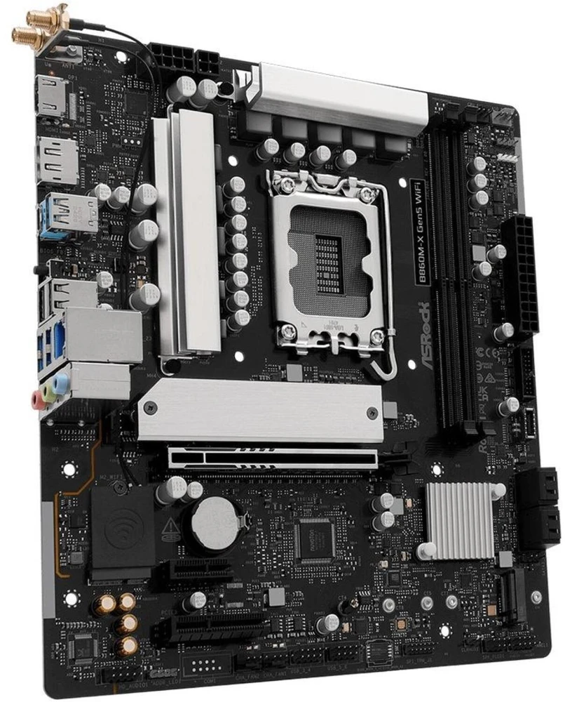 Asrock B860M-X Gen5 WiFi Intel B860 LGA 1851 (Socket V1) micro ATX pagrindinė plokštė