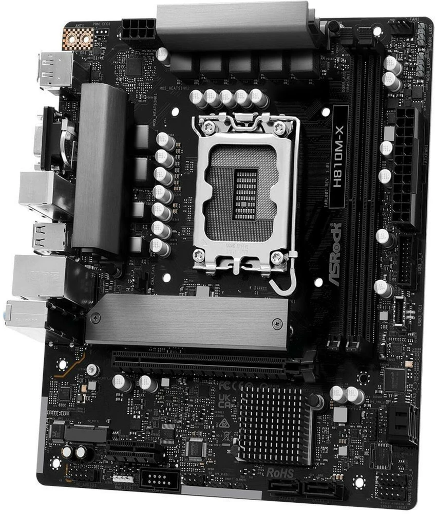 Pagrindinė plokštė ASRock H810M-X