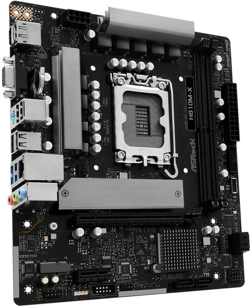 Pagrindinė plokštė ASRock H810M-X