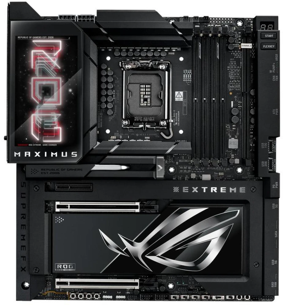 Pagrindinė plokštė Motininė Plokštė - ASUS ROG Maximus Z890 Extreme LGA 1851 Extended ATX