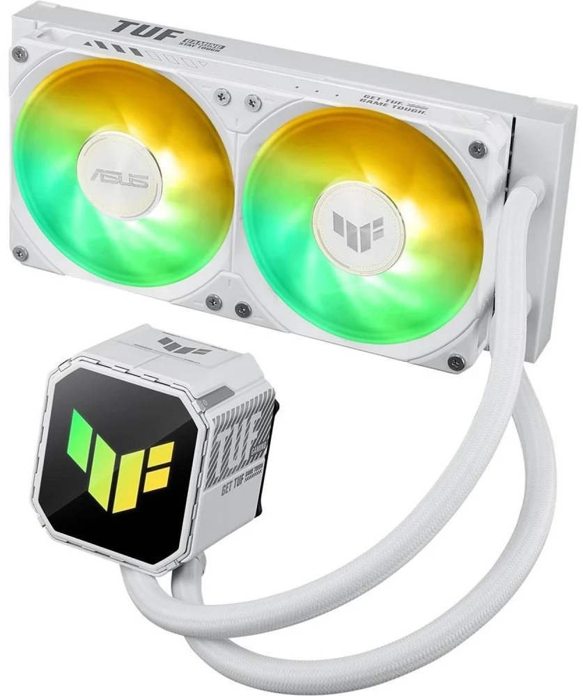 ASUS TUF GAMING LC III 240 ARGB WHT procesorius „viskas viename“ skysčio aušintuvas 12 cm Baltas
