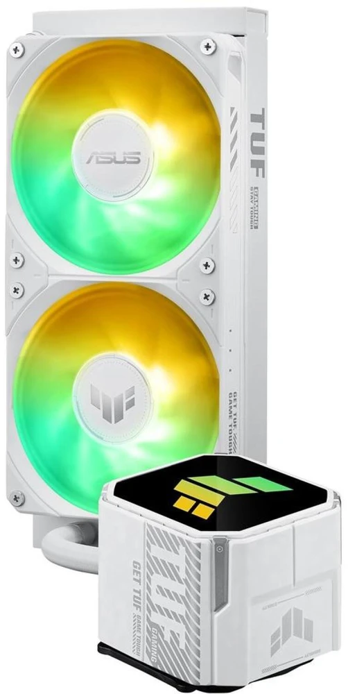 ASUS TUF GAMING LC III 240 ARGB WHT procesorius „viskas viename“ skysčio aušintuvas 12 cm Baltas