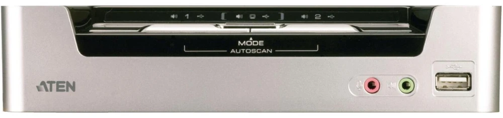 ATEN CS1792-AT-G ATEN CS1792 2 prievadų HDMI USB 2.0 KVMP jungiklis, 2x HDMI kabeliai, 2 prievadų šakotuvas, HD garsas