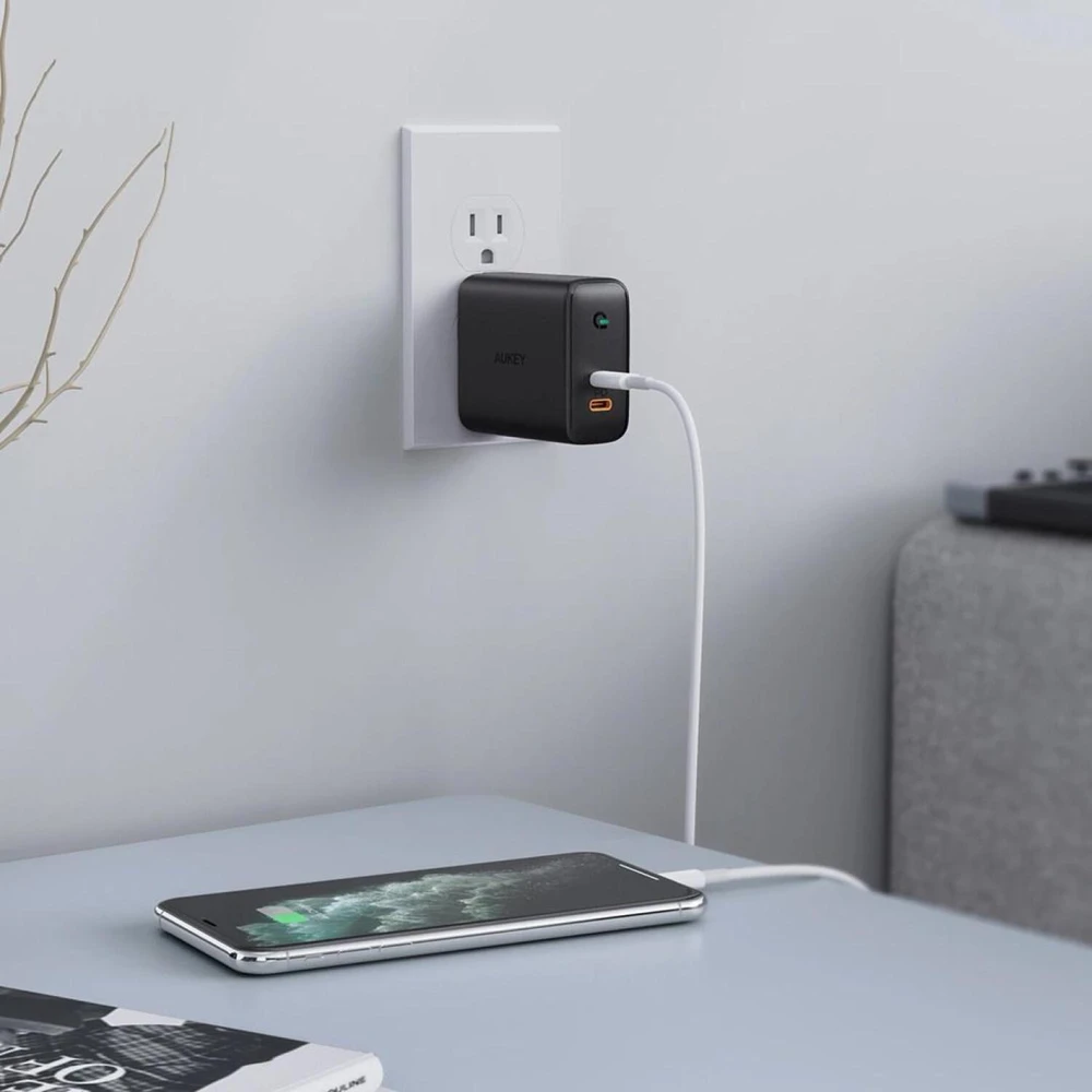 Išorinis Įkroviklis - Aukey PA-D2 36W Juoda