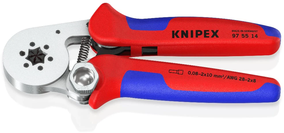 Antgalių užspaudimo replės su savaiminiu susireguliavimu KNIPEX 975514