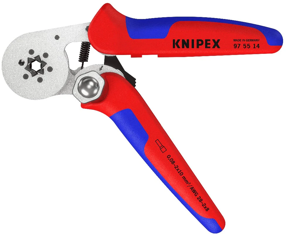 Antgalių užspaudimo replės su savaiminiu susireguliavimu KNIPEX 975514