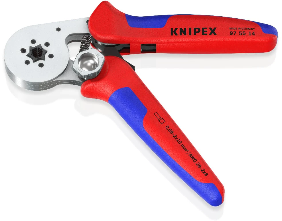 Antgalių užspaudimo replės su savaiminiu susireguliavimu KNIPEX 975514