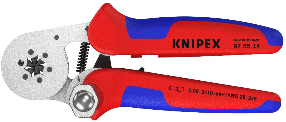 Antgalių užspaudimo replės su savaiminiu susireguliavimu KNIPEX 975514