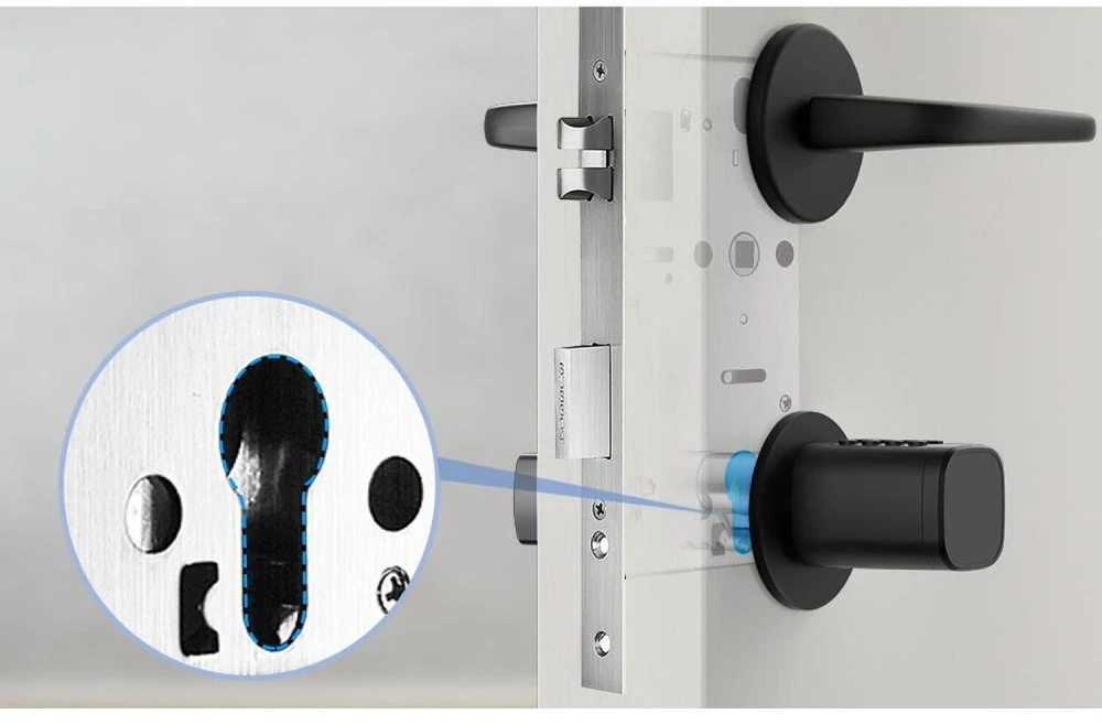 Avatto SDL-V1-B80 80 mm skaitmeninis spynos cilindras, juodas