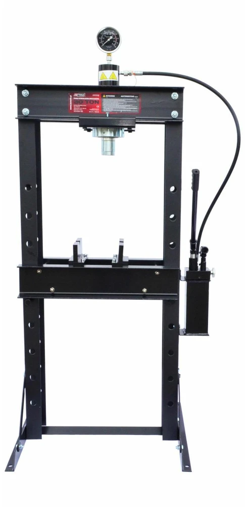 AW-Tools AWTOOLS HIDRAULINIS PRESAS SU MANOMETRU 30T / DVIGUBAS STŪMOKLIS