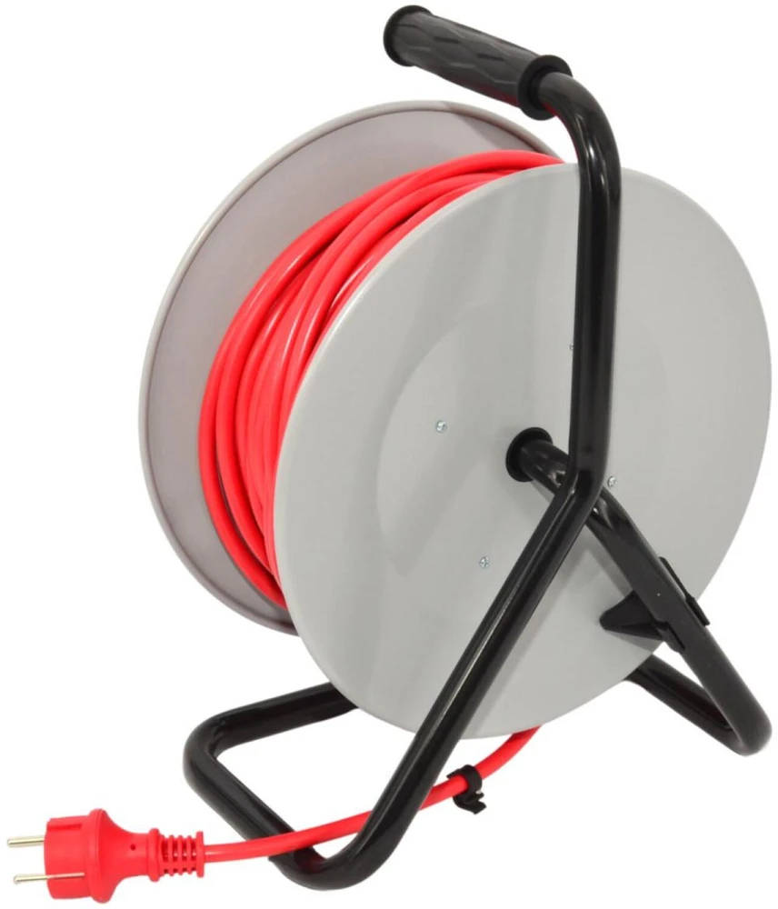 AW-Tools AWTOOLS BŪGNINIS ILGINTUVAS METAL PROFI PRO 30m 3×2,5mm RAUDONAS 16A / 3680W / IP44