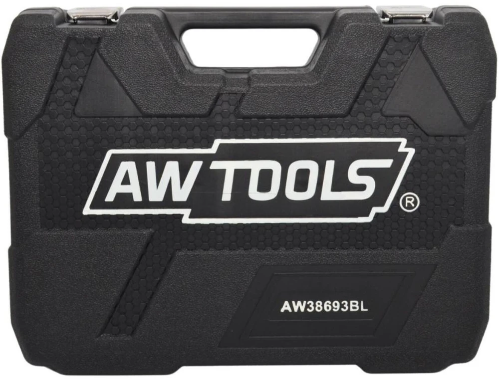 AW-Tools AWTOOLS SMŪGINIŲ GALVUČIŲ RINKINYS 1/2″ 26 vnt./10-24 mm/ TRUMPOS IR ILGOS Juodas LINE