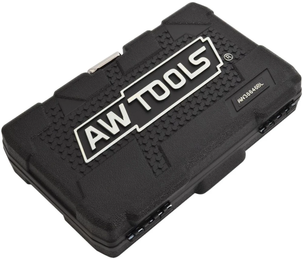 AW-Tools AWTOOLS SMŪGINIŲ GALVUČIŲ RINKINYS 1/2″ 10 vnt. 10-24mm ILGOS Juodas LINE