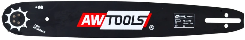 AW-Tools AWTOOLS PJŪKLŲ KREIPIKLIS 45 cm 64/3/8"/1.3 mm / Juodas LINE