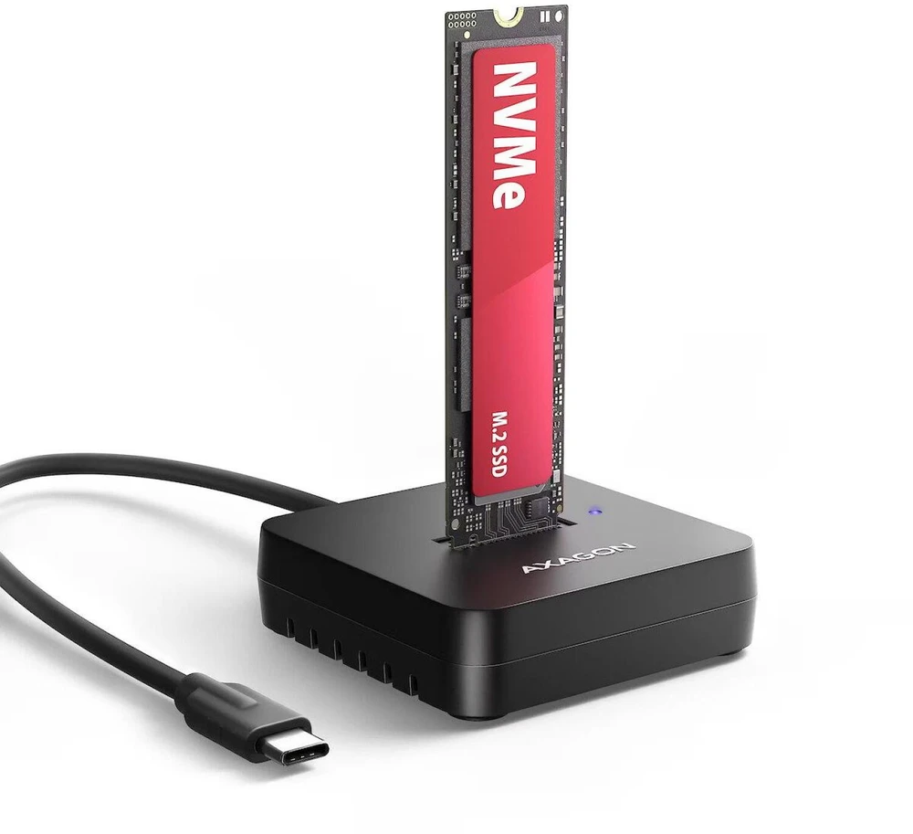 AXAGON | USB-C 10 Gbps doko stotis M.2 NVMe SSD | ADSA-M2C11L