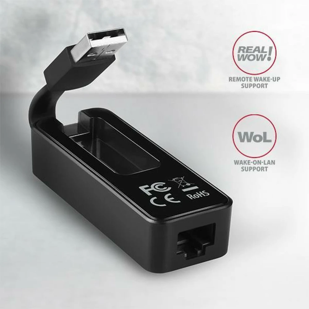 AXAGON ADE-XR Type-A USB2.0 – Fast Ethernet 10/100 adapteriai